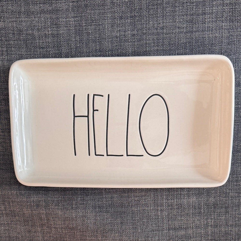 Rae Dunn Artisan Collection White Tray